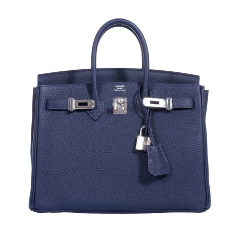 hermes blue indigo birkin|hermes birkin 25.